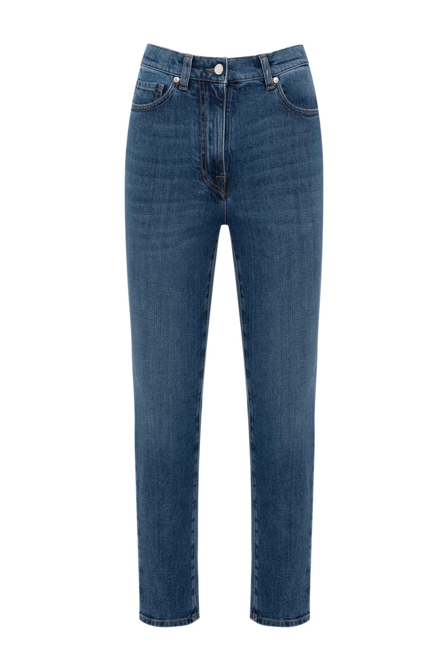 Peserico women's blue jeans made of cotton and elastane. 179940 - photo 1