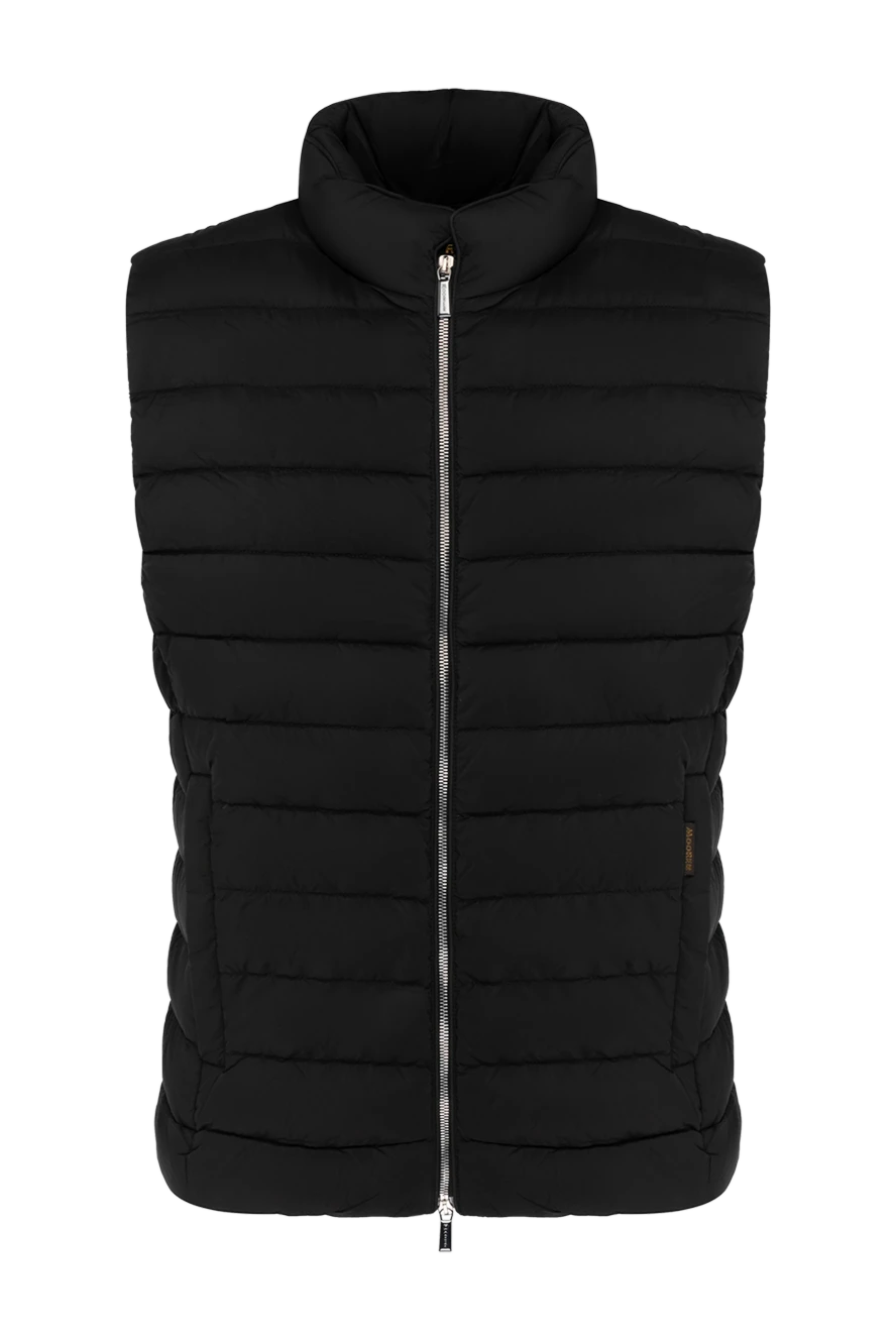 Moorer men's black vest made of polyamide and polyurethane. 180023 - photo 1