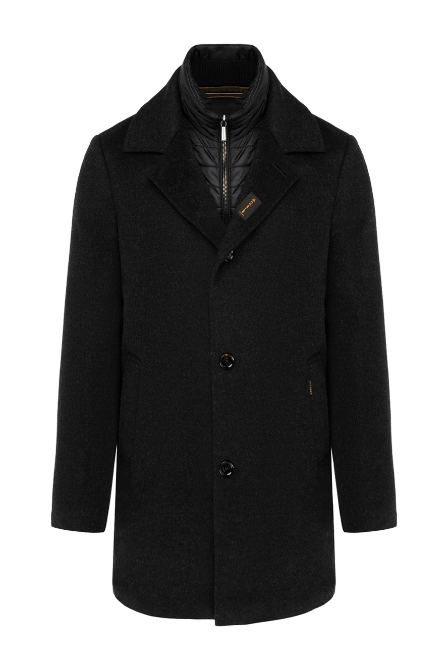 Moorer man men's black coat made of wool and cashmere buy with prices and photos 180053 - photo 1