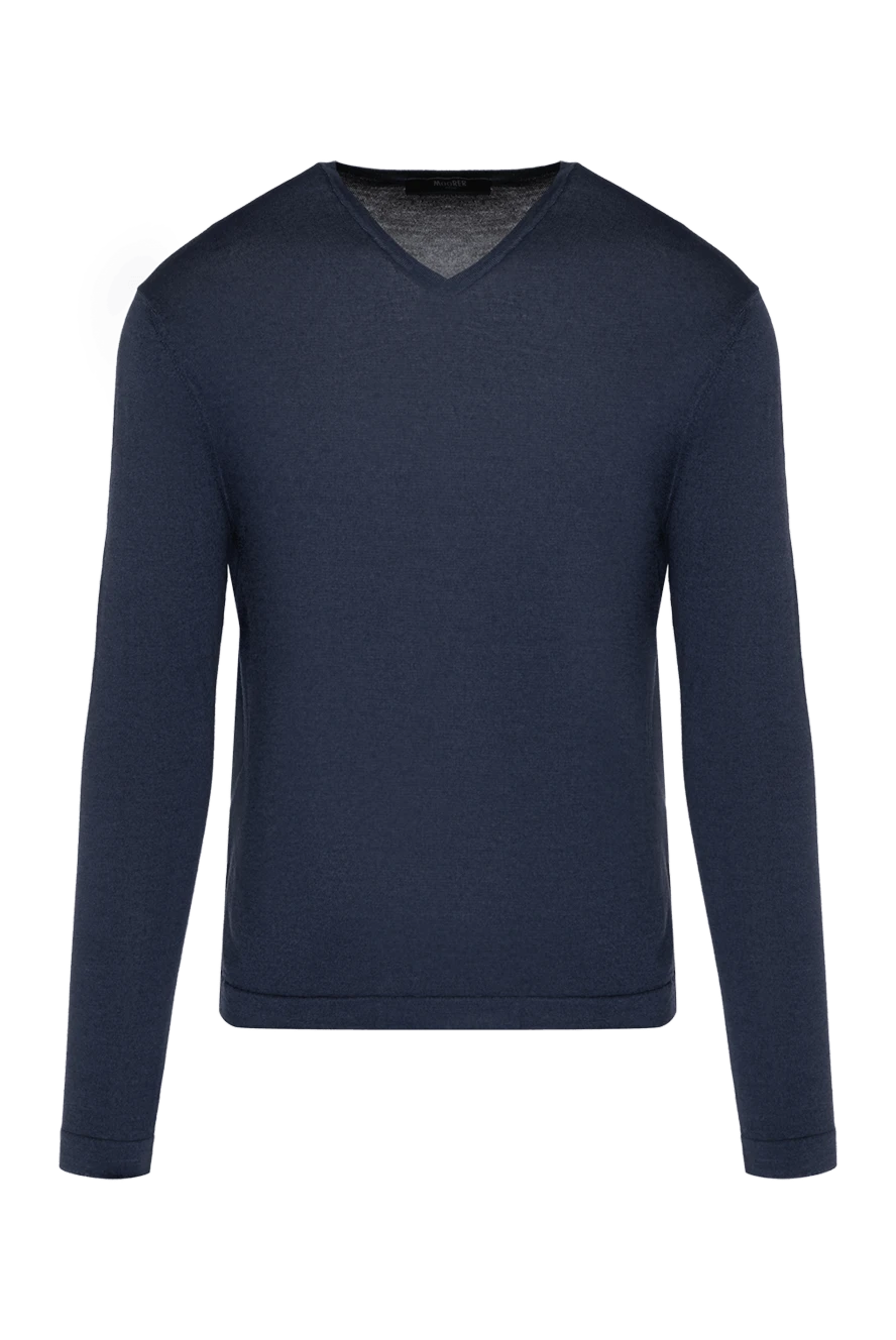 Moorer man men's blue wool jumper buy with prices and photos 180111 - photo 1