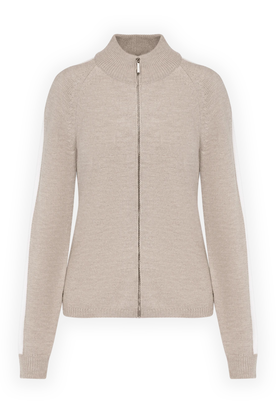 Moorer woman women's beige wool cardigan buy with prices and photos 180135 - photo 1