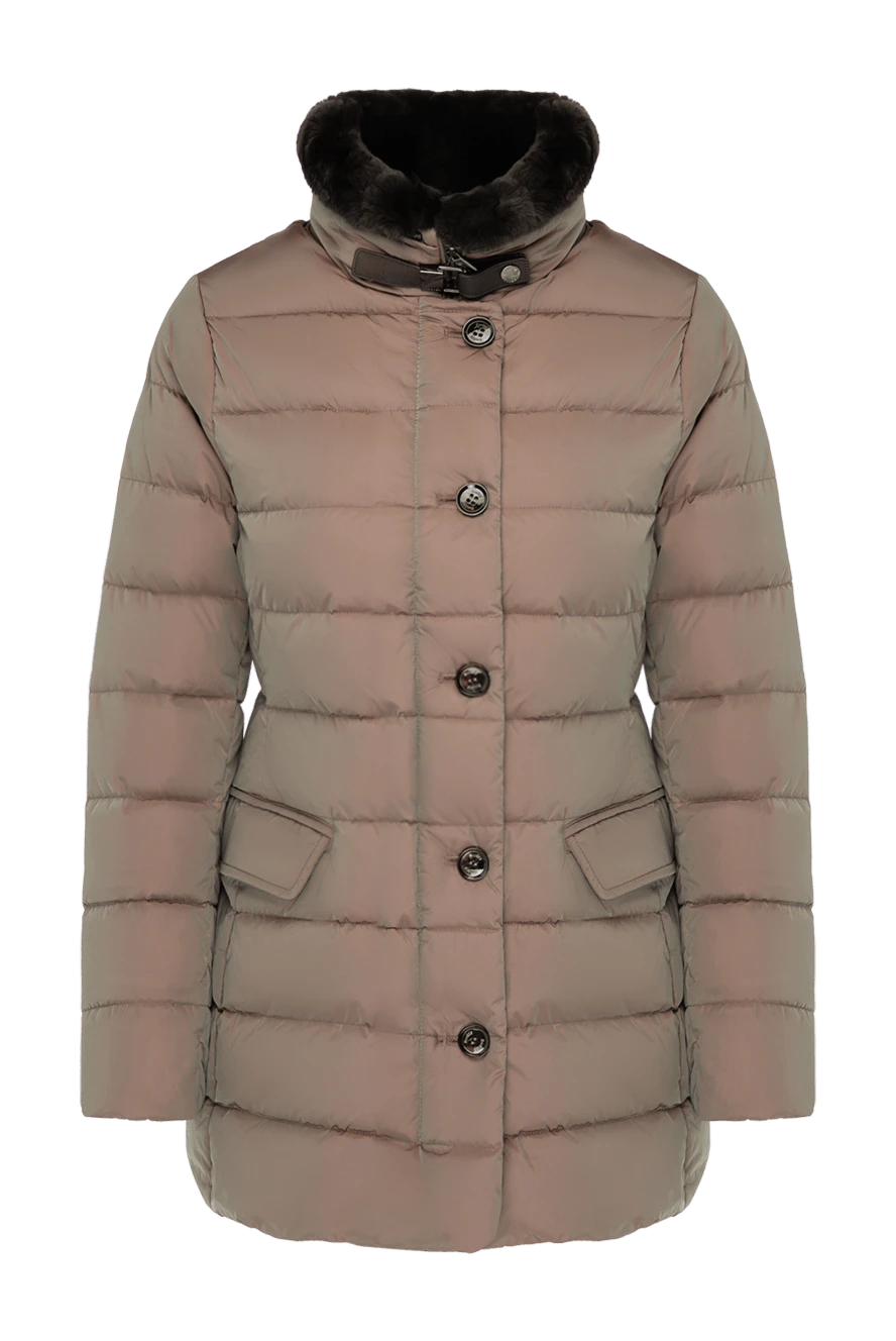 Moorer woman women's brown down jacket made of polyamide buy with prices and photos 180185 - photo 1