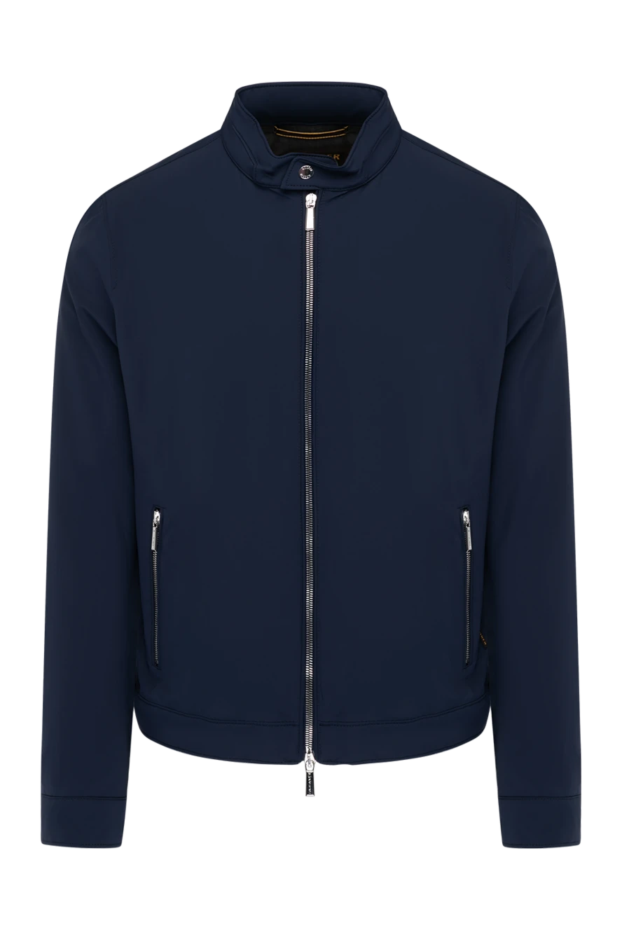 Moorer men's blue jacket made of polyamide and polyurethane 180224 - photo 1