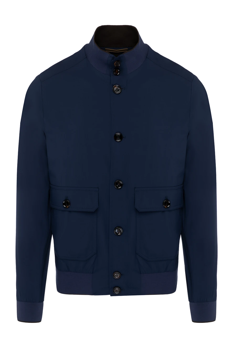 Moorer man men's blue jacket made of polyamide and polyurethane buy with prices and photos 180225 - photo 1