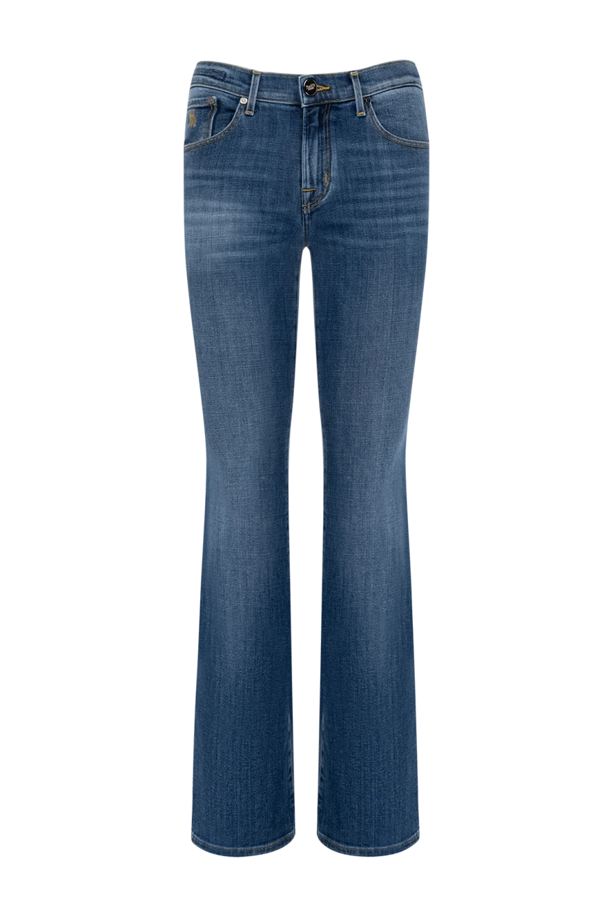 Moorer woman women's blue jeans made of cotton and elastane buy with prices and photos 180261 - photo 1