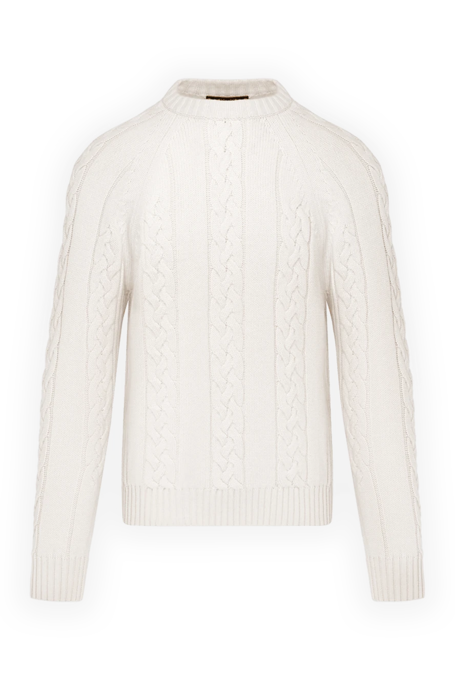 Moorer man men's white cashmere jumper buy with prices and photos 180263 - photo 1