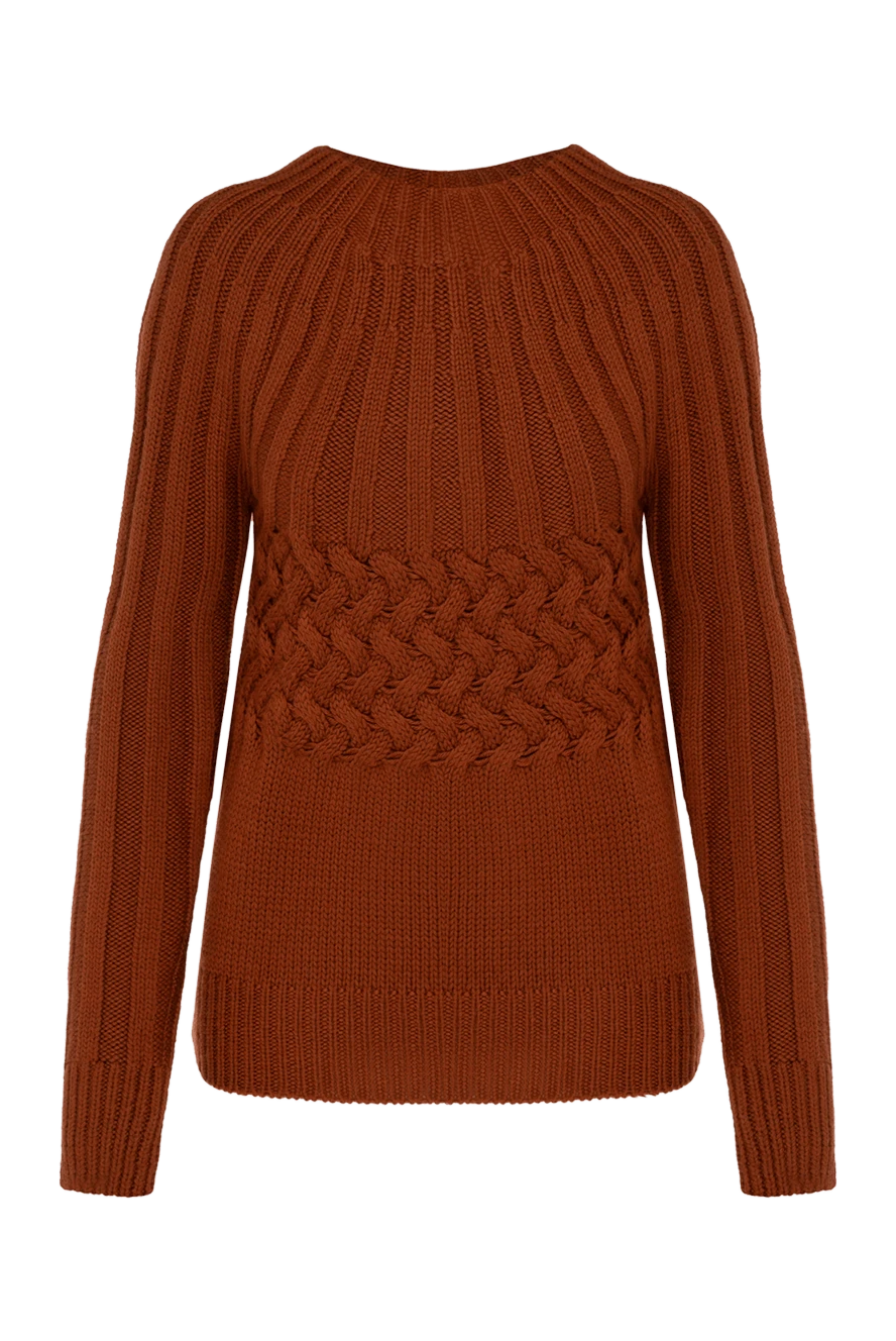 Moorer woman women's brown wool jumper buy with prices and photos 180276 - photo 1