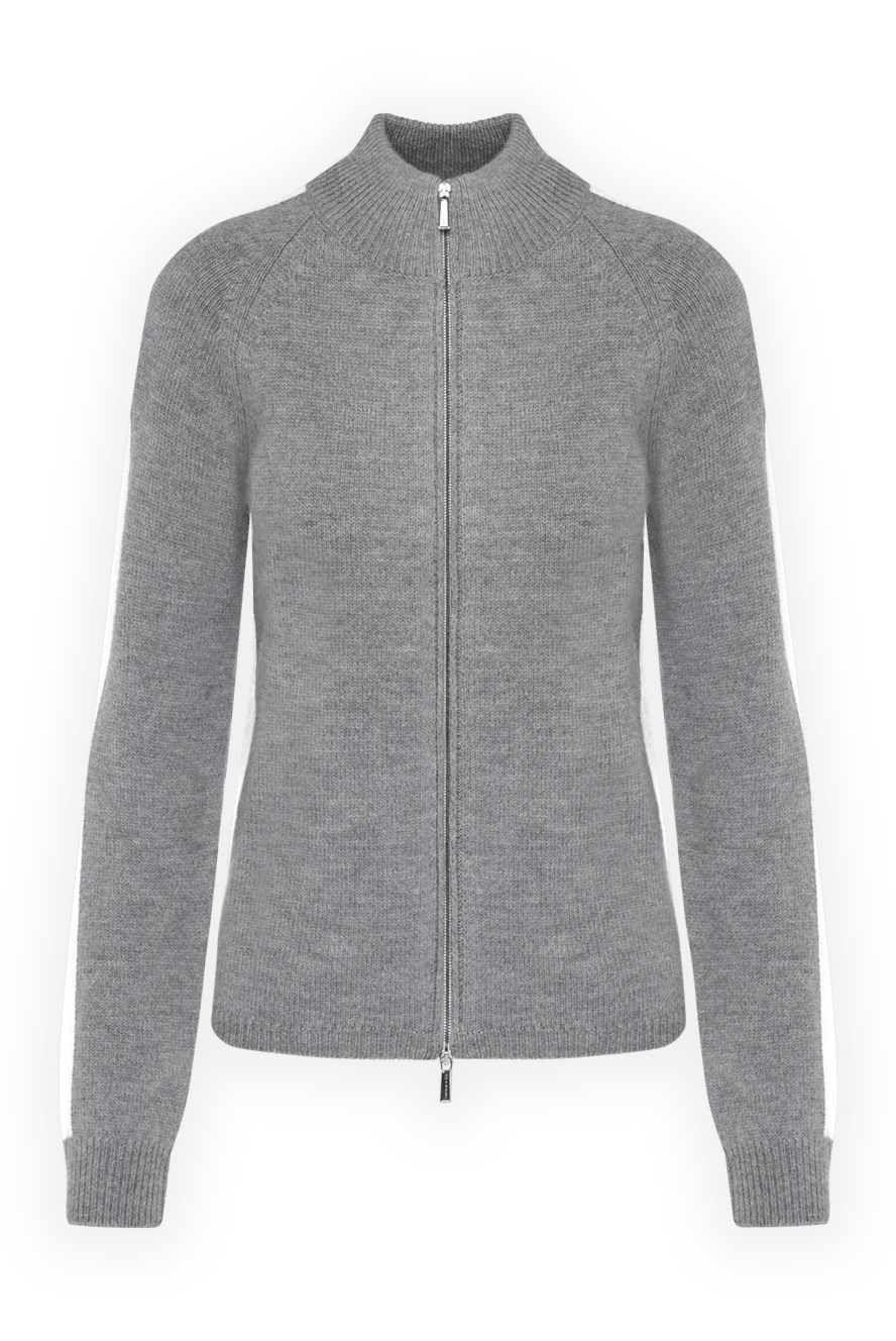 Moorer women's gray wool cardigan 180279 - photo 1