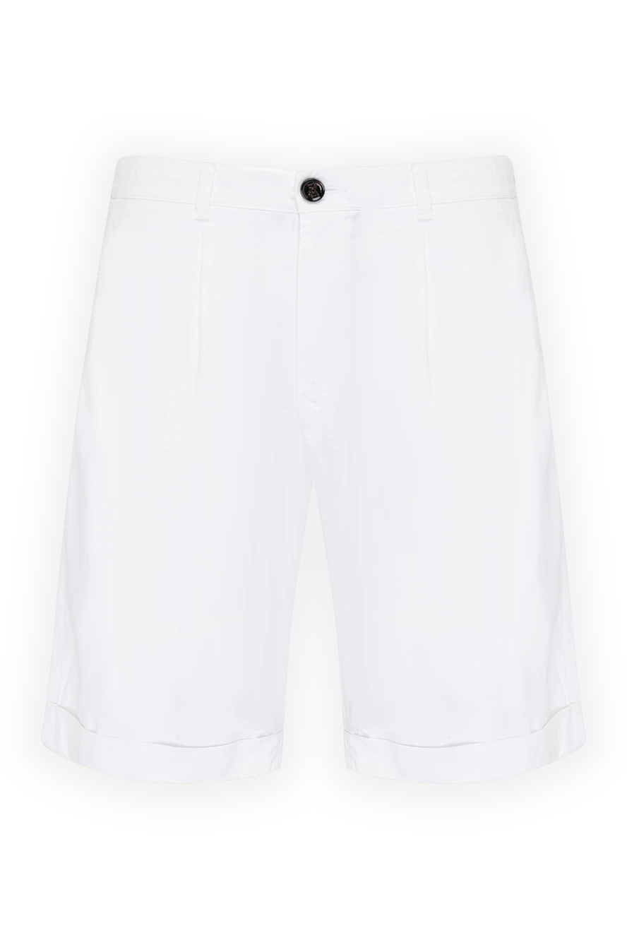 Moorer man men's white shorts made of cotton and elastane buy with prices and photos 180282 - photo 1