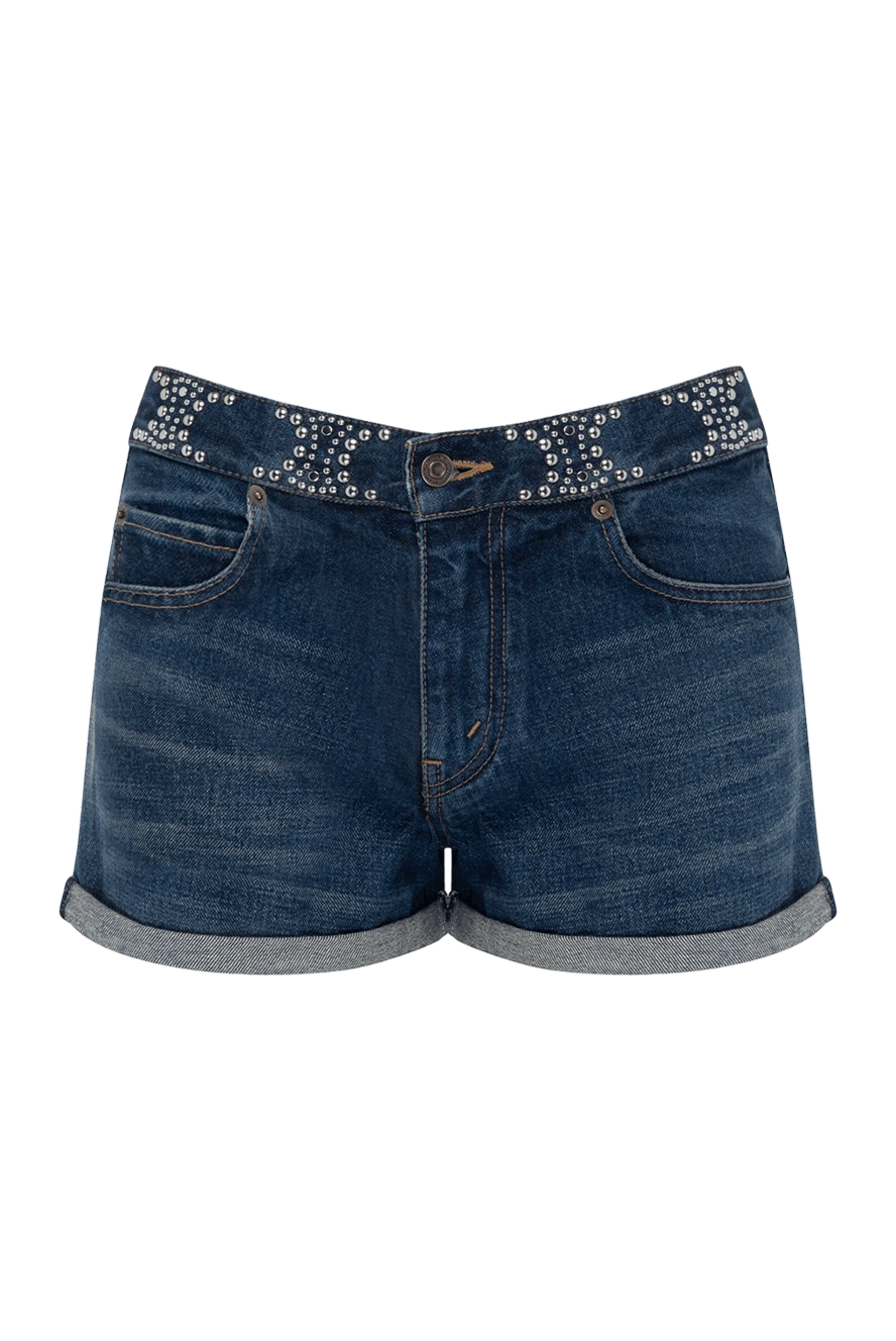 Celine blue denim shorts for women made of cotton 180324 - photo 1