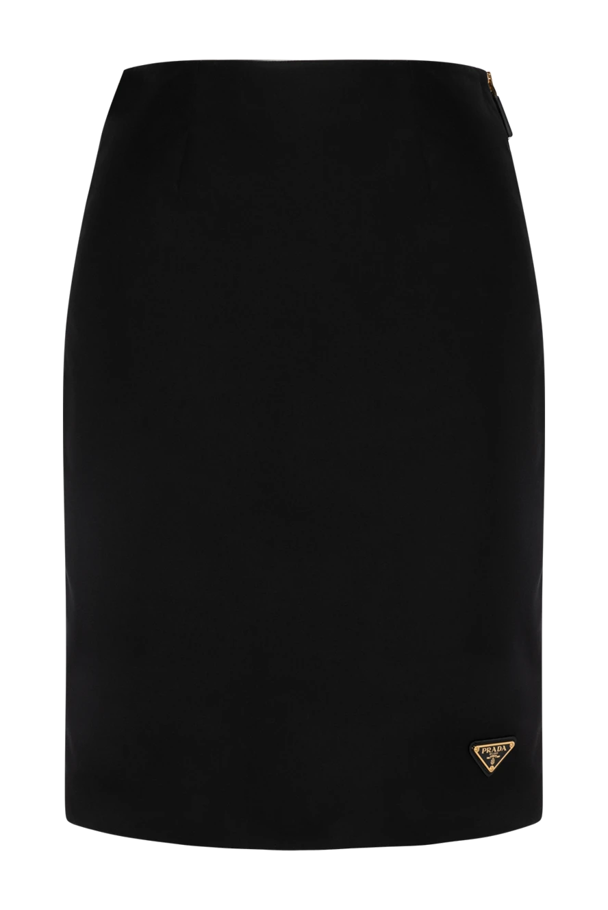 Prada black polyamide midi skirt 180333 - photo 1