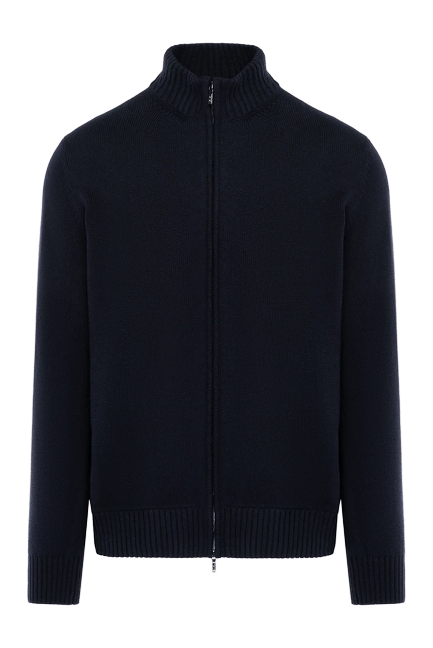 Loro Piana men's blue cashmere cardigan 180422 - photo 1