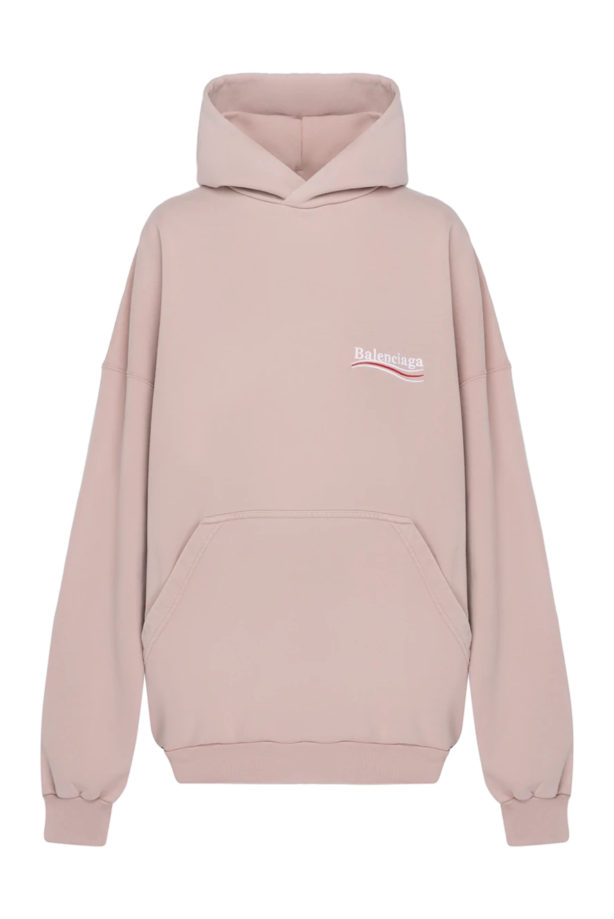 Balenciaga hoodie for women pink with logo 180456 - photo 1