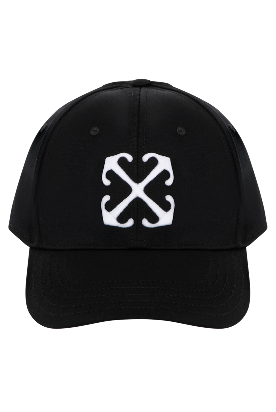 Off-White man men's black cotton cap buy with prices and photos 180539 - photo 1