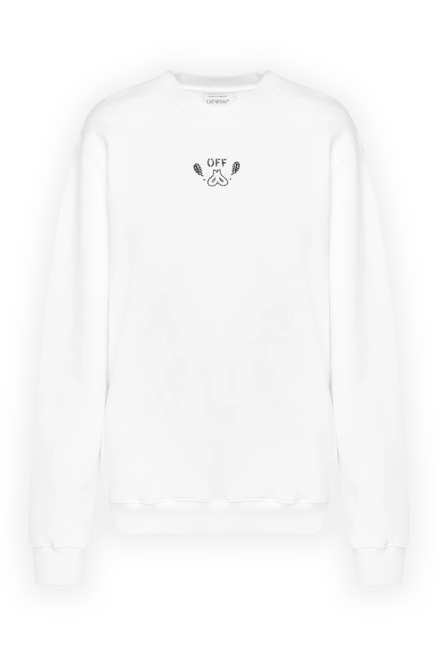 Off-White women's sweatshirt white with logo 180555 - photo 1