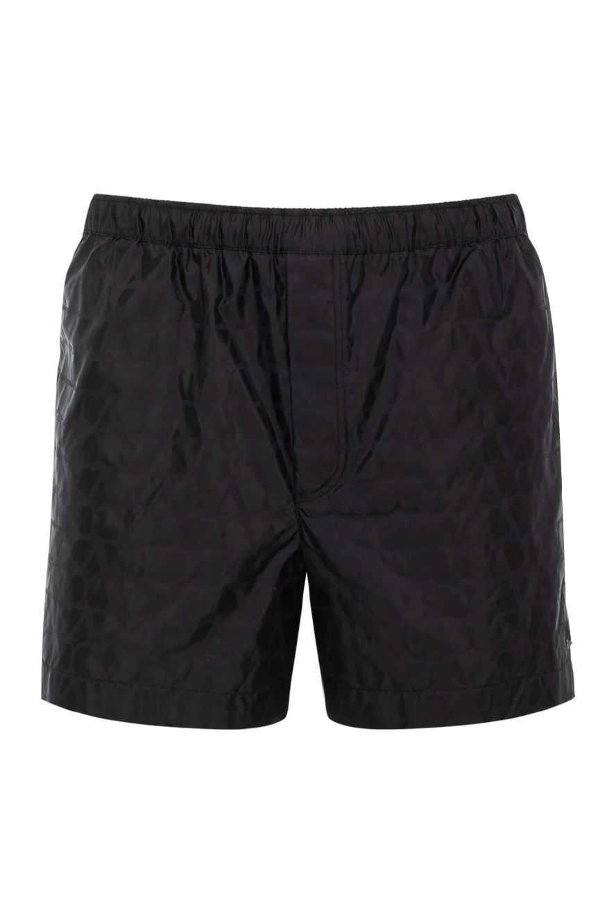 Valentino black men's beach shorts with logo 180667 - photo 1