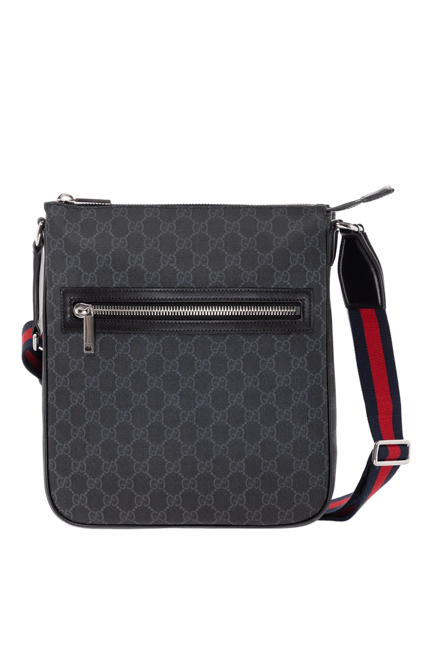 Gucci men's black shoulder bag with logo 180729 - photo 1