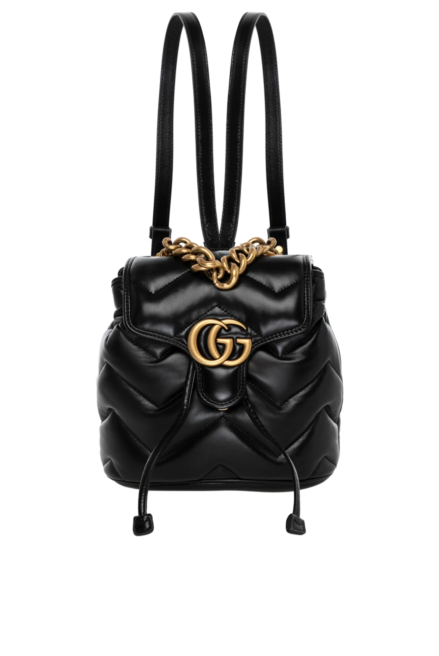 Gucci miniature backpack gg marmont black for women 180742 - photo 1