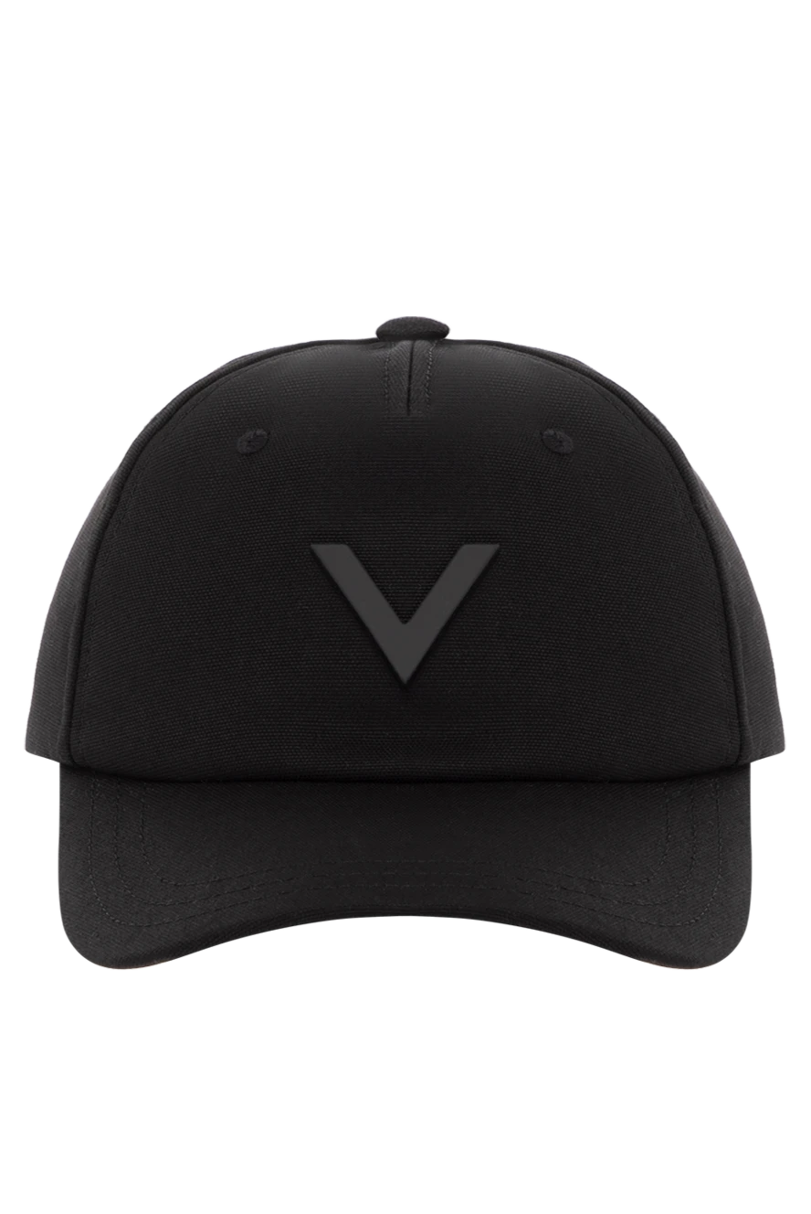 Valentino men's black cotton cap with logo 180770 - photo 1