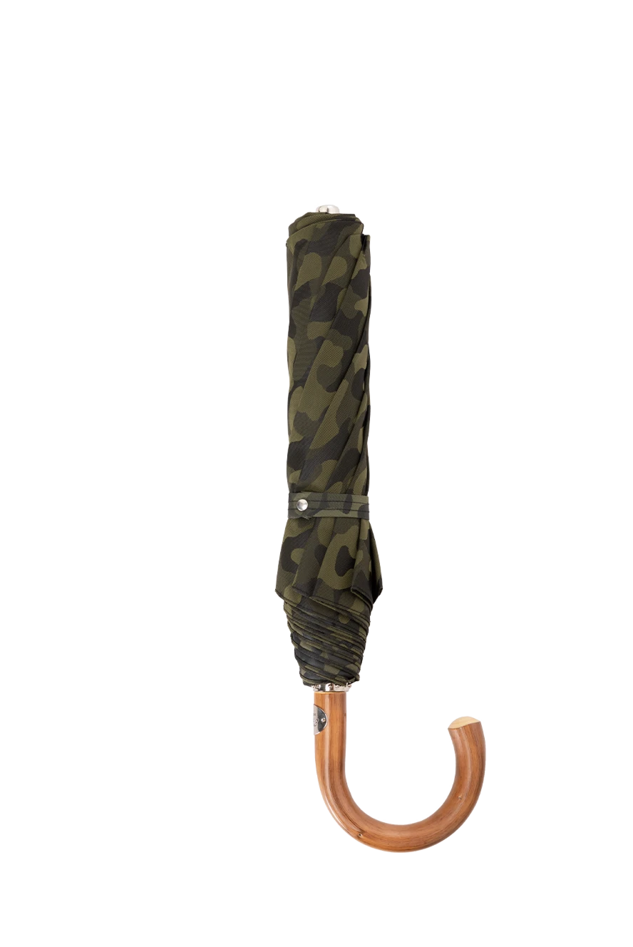 Pasotti парасолька камуфляжна з дерев'яною ручкою 180908 - фото 1