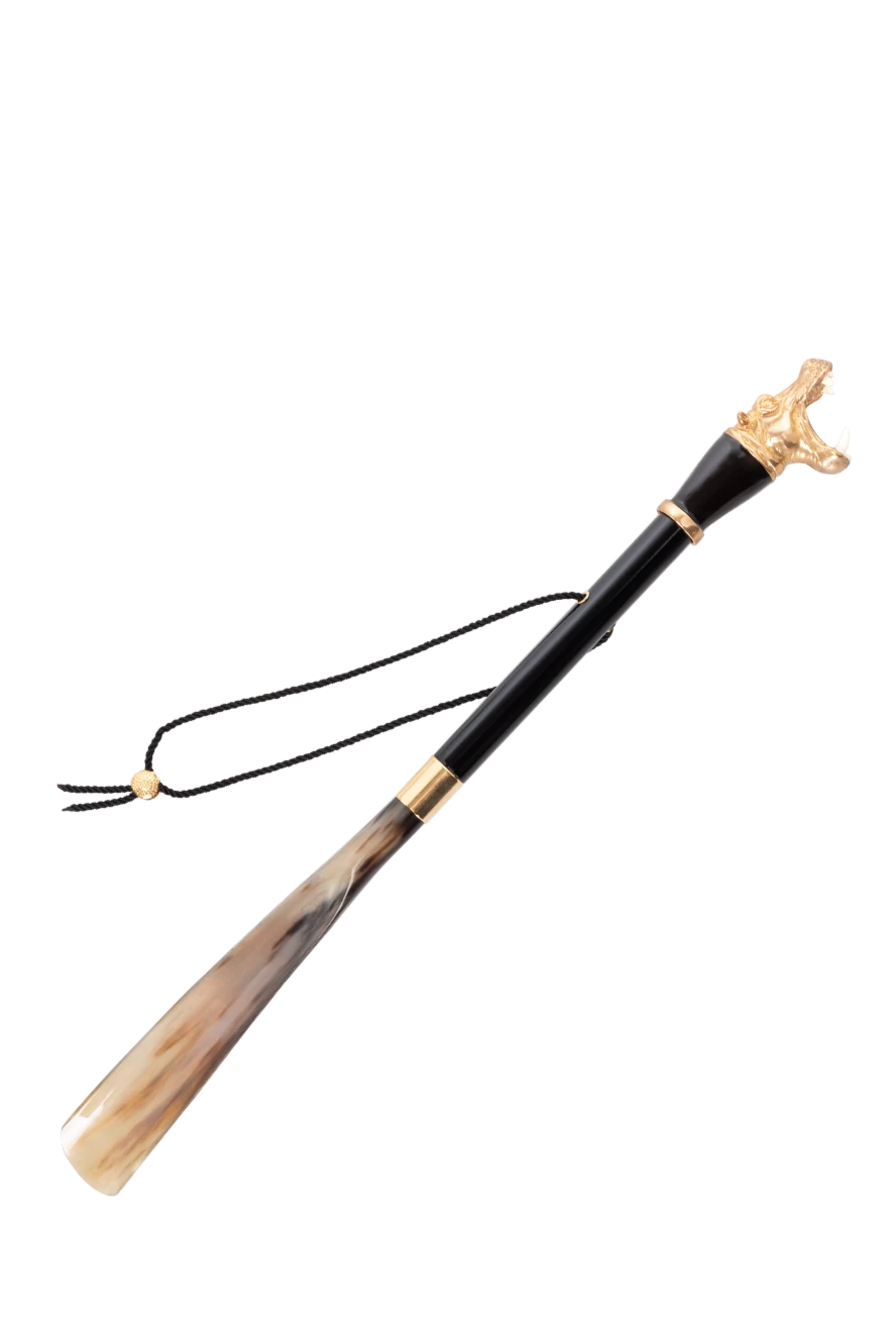 Pasotti ріжок для взуття золотий бегемот коричневий 181014 - фото 1