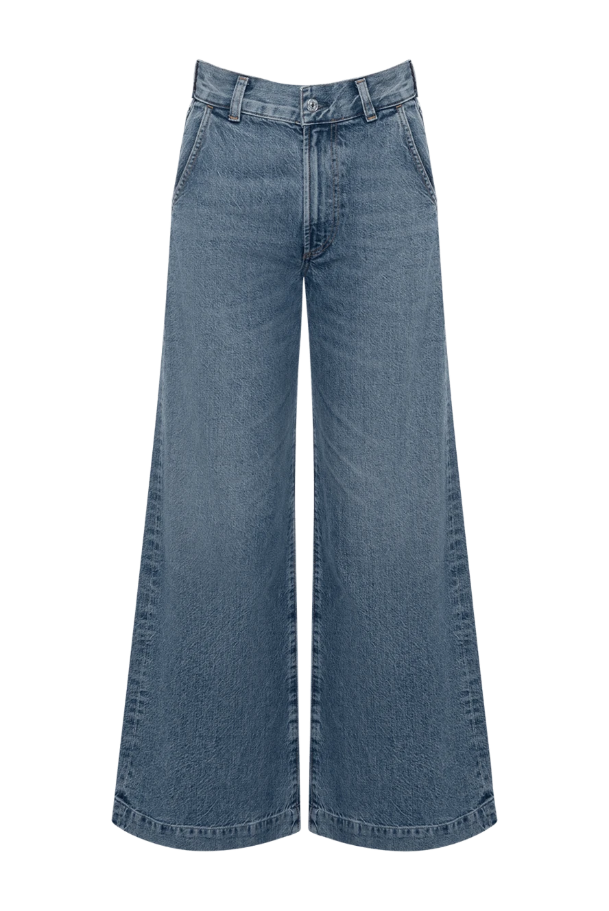 Citizens of Humanity women's wide blue jeans made of cotton and lyocell 181083 - photo 1