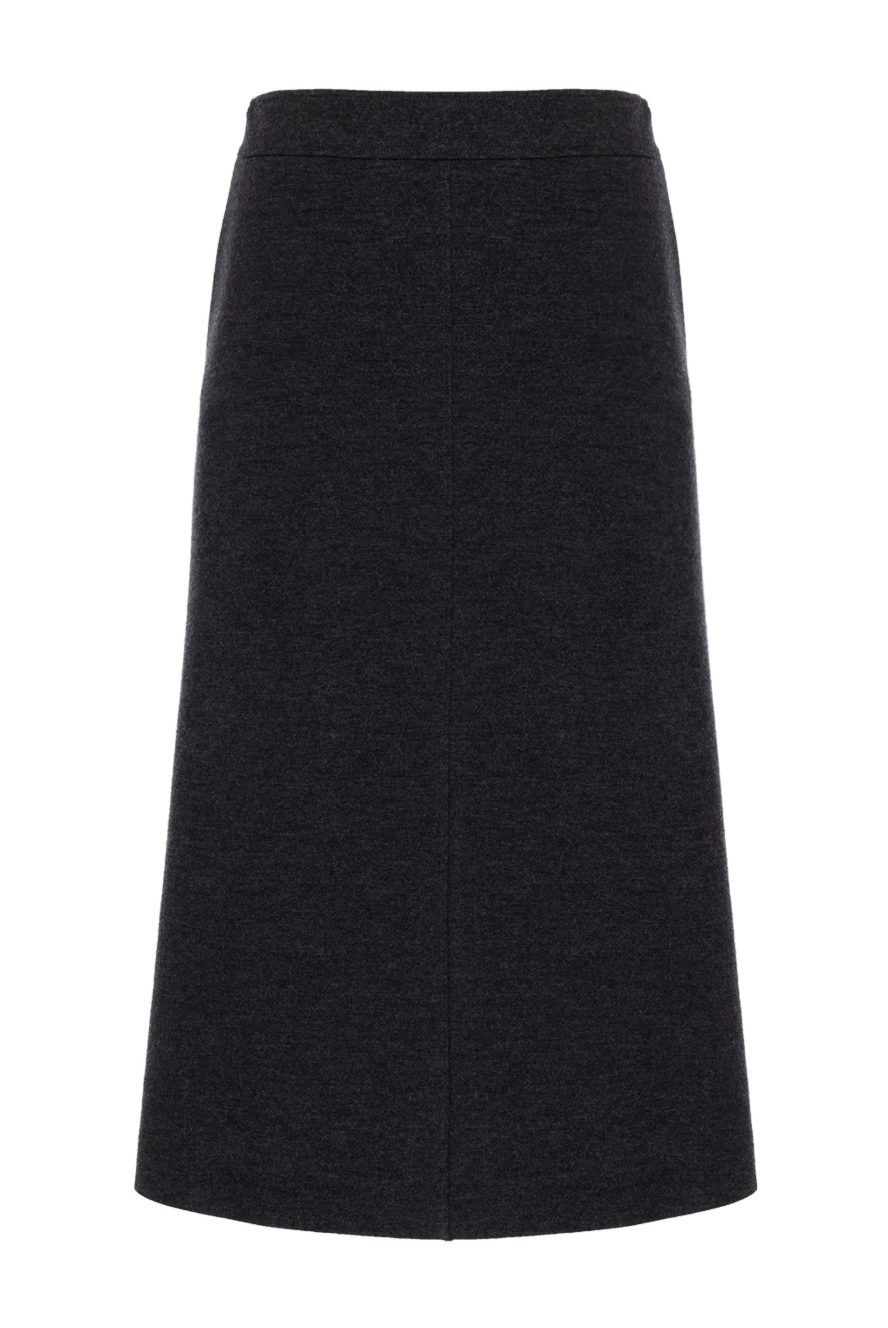 Brunello Cucinelli long cashmere maxi skirt gray 181167 - photo 1