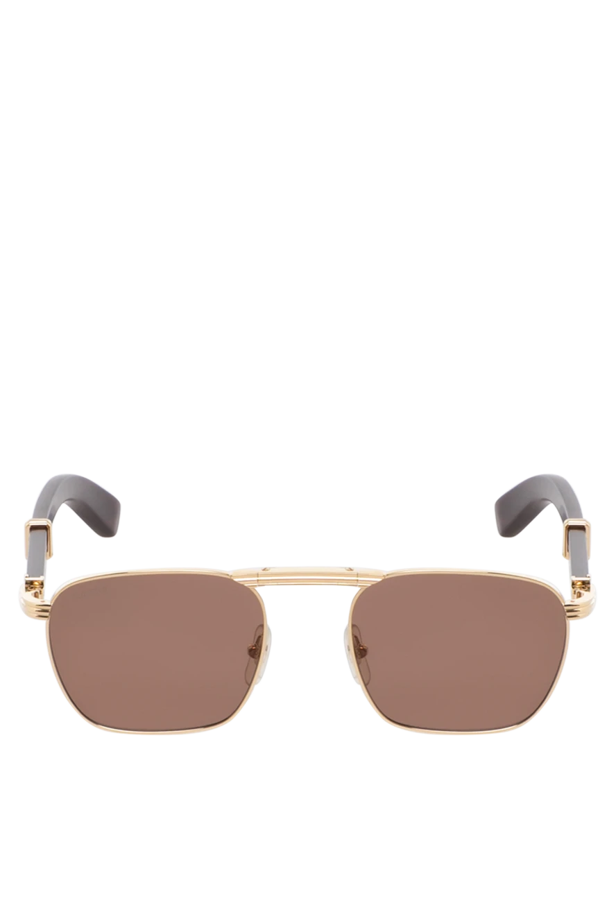 Cartier men's sunglasses yellow made of titanium 181238 - photo 1