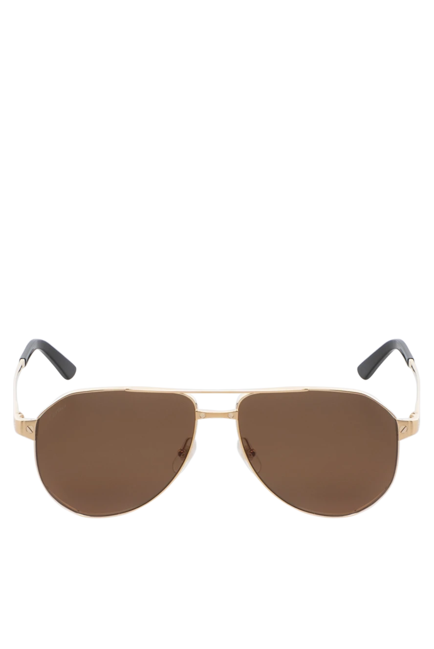Cartier окуляри сонцезахисні чоловічі авіатор з титану 181254 - фото 1