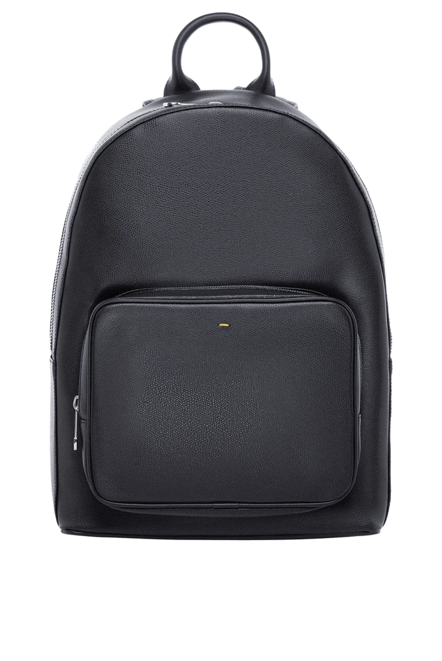 Doucal`s men's black backpack made of genuine leather 184657 - photo 1