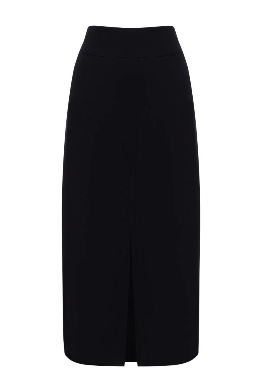 Fleur de Paris black maxi skirt with a slit 184709 - photo 1