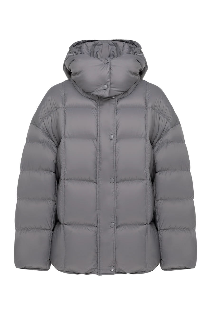 Fleur de Paris woman women's gray down jacket with a hood 184733 - photo 1