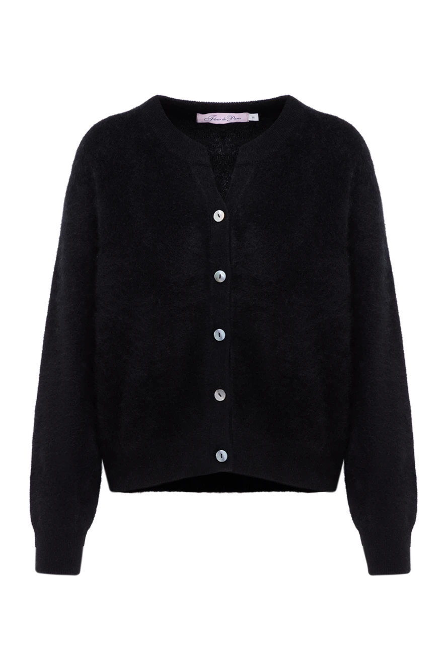 Fleur de Paris black cashmere cardigan for women 184753 - photo 1