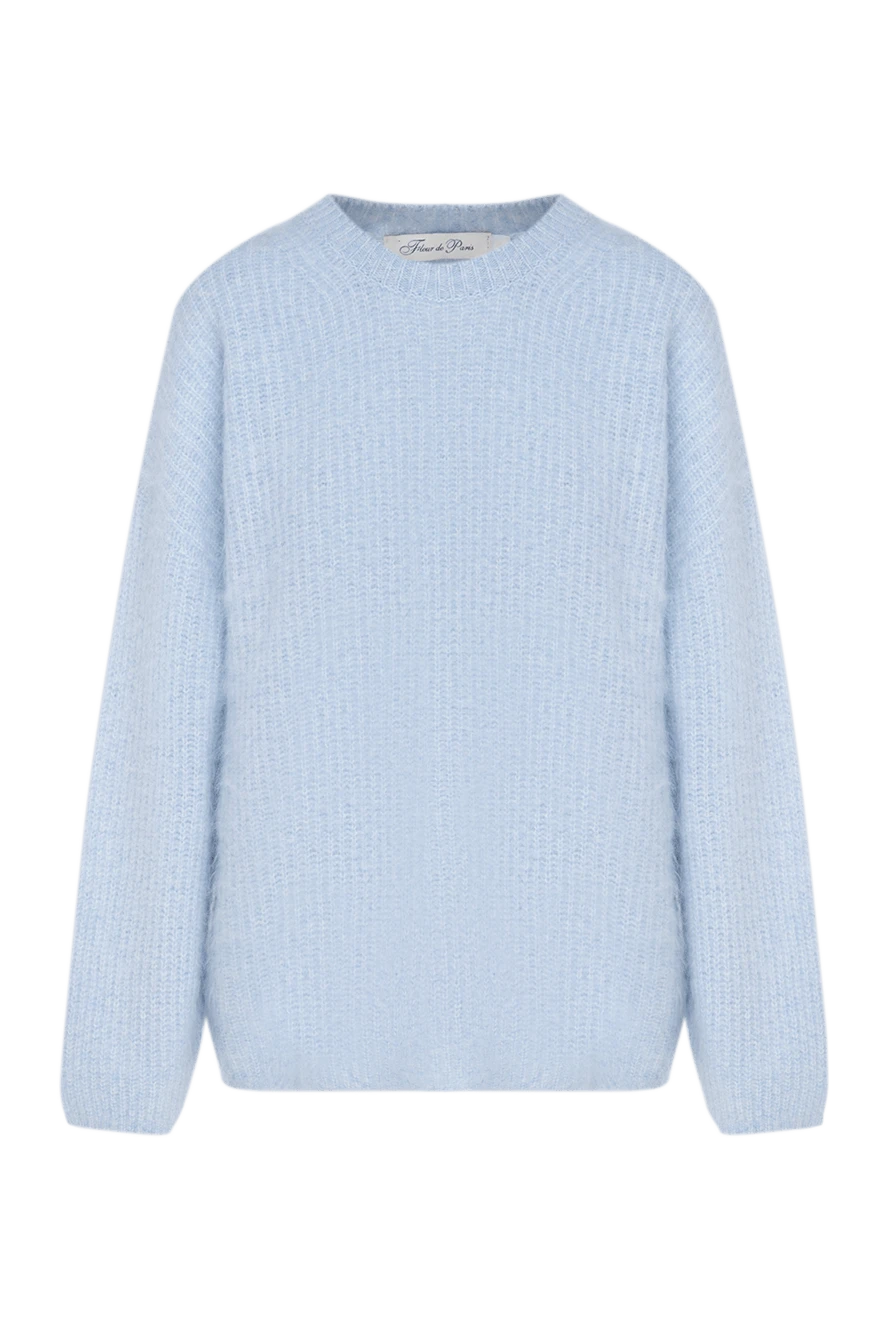 Fleur de Paris blue cashmere jumper for women 184757 - photo 1