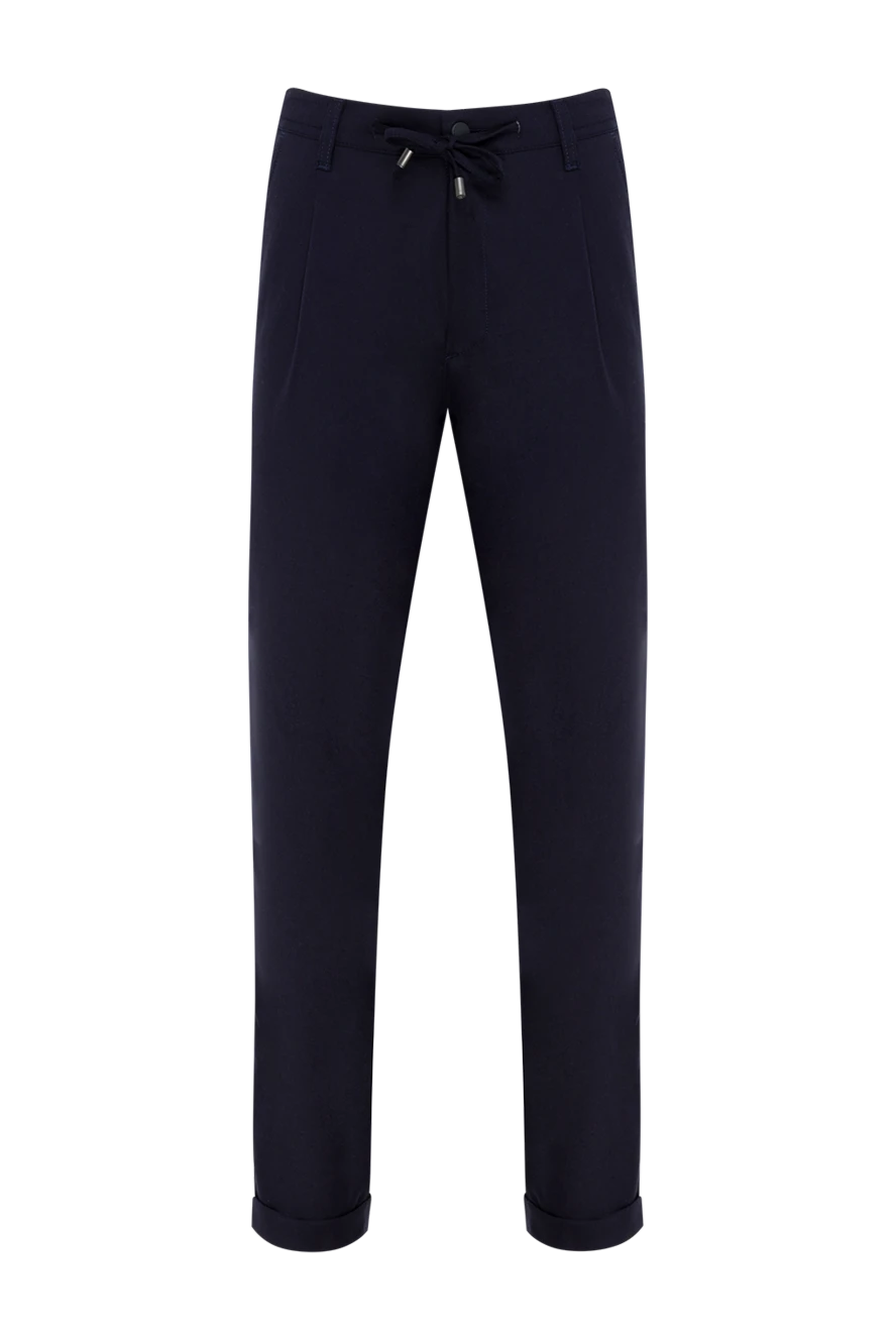 Scissor Scriptor men's blue trousers with drawstrings 184782 - photo 1