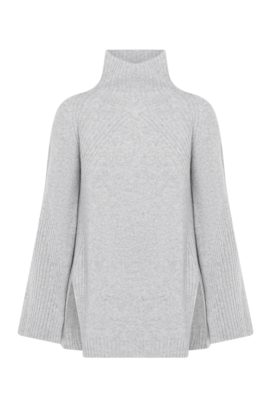 Max&Moi gray women's cashmere ribbed jumper 184806 - photo 1