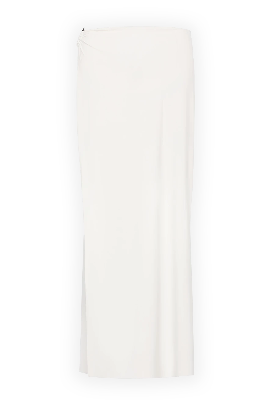 Alex Riviere white maxi skirt with high slit 184852 - photo 1