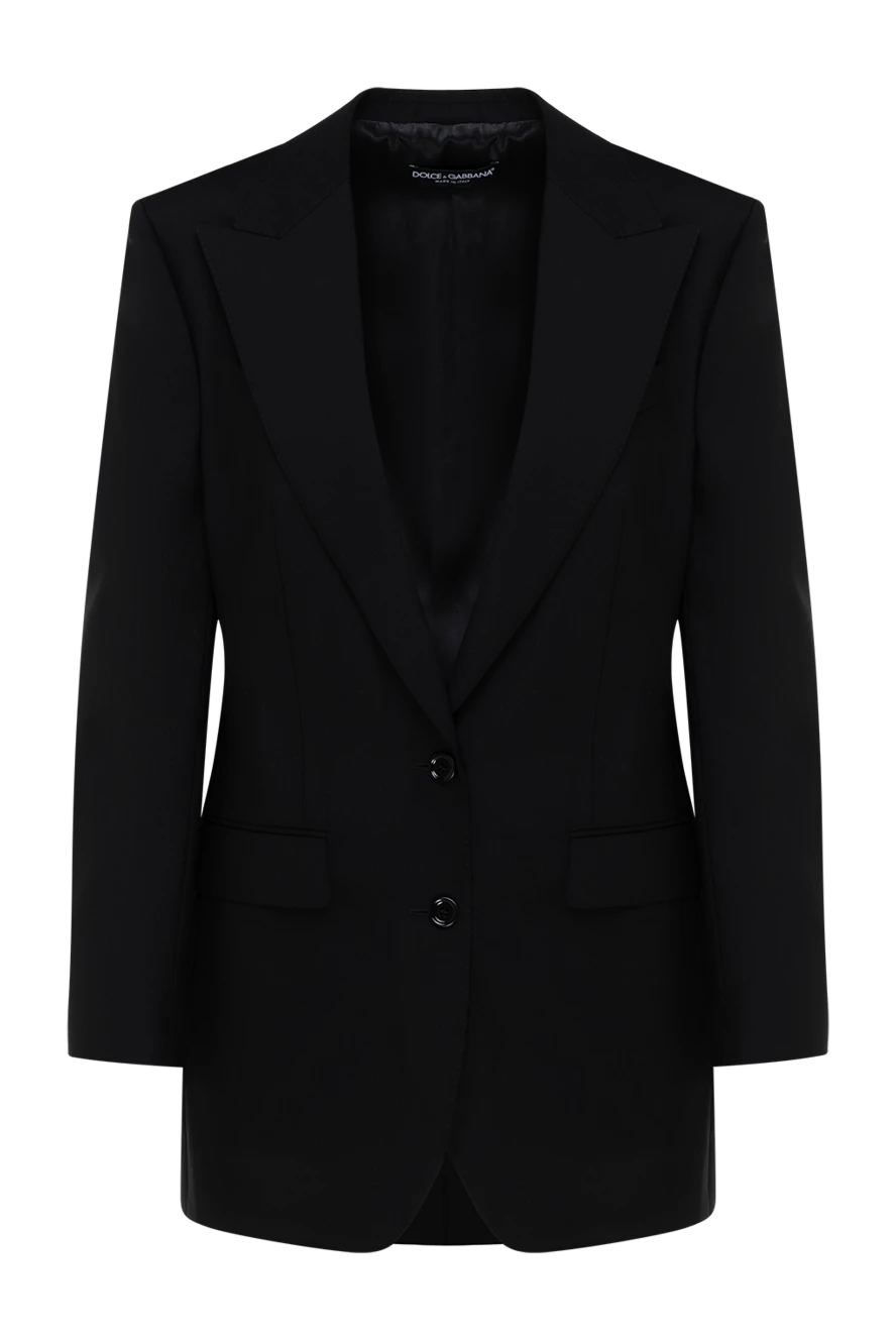 Dolce & Gabbana women's black wool jacket 184877 - photo 1