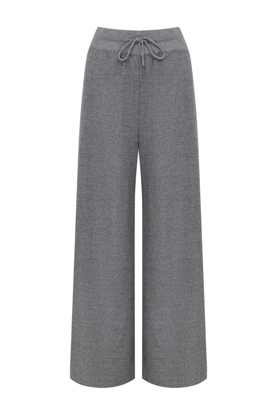 Panicale woman women's gray drawstring trousers 184894 - photo 1