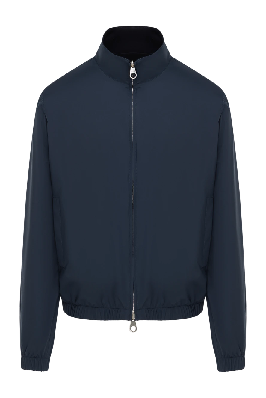 Loro Piana men's blue nylon jacket with stand collar 184916 - photo 1