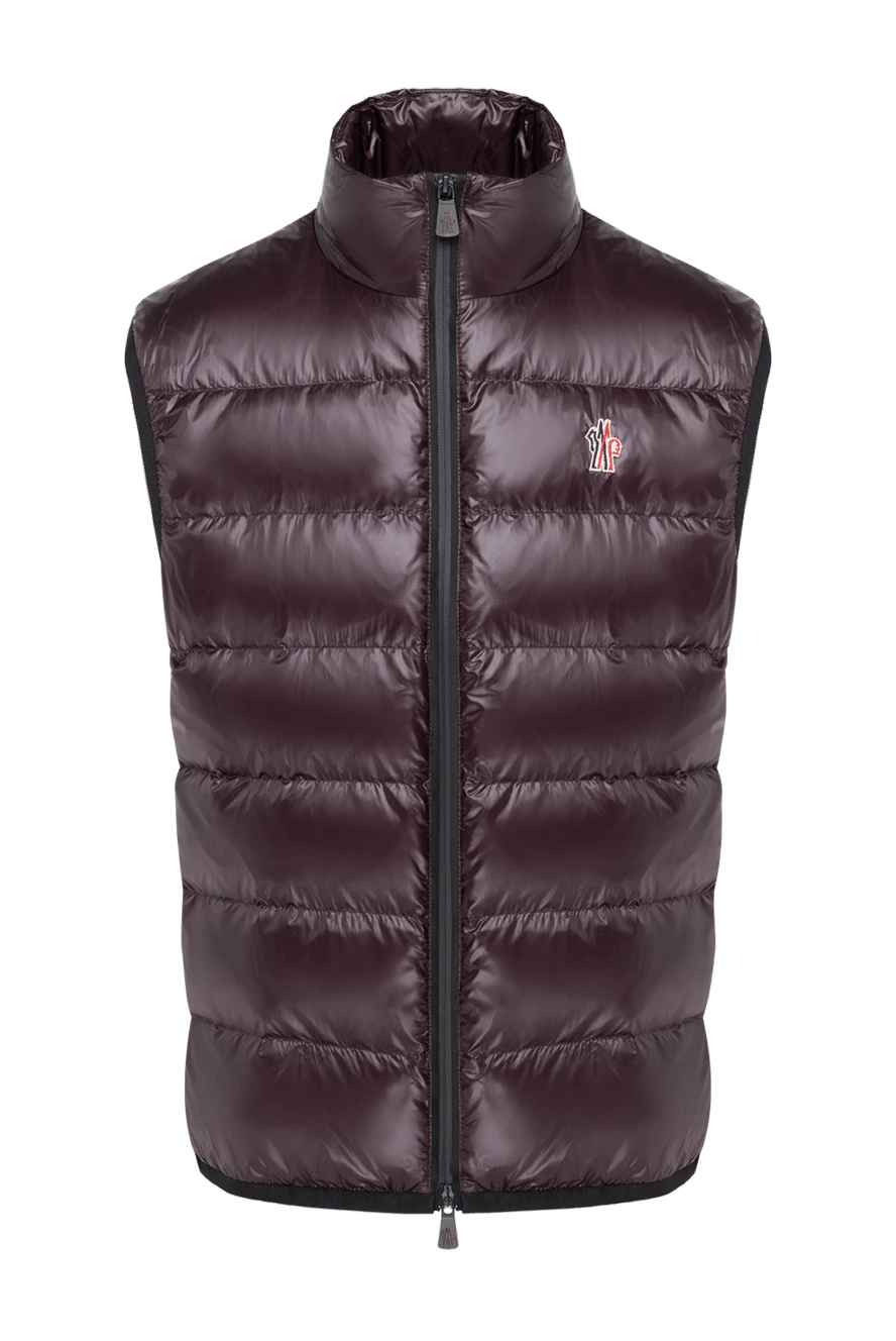 Moncler men's warm vest burgundy 184938 - photo 1