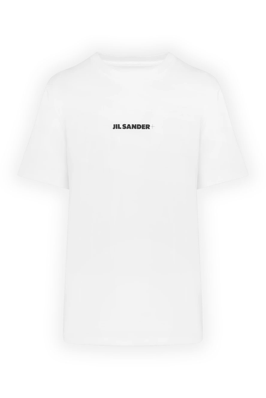 Jil Sander women's white cotton t-shirt with logo 184959 - photo 1