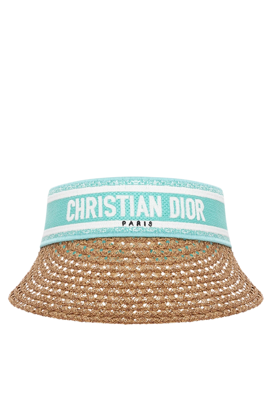 Dior woman d-ocean visor for women with embroidery 185038 - photo 1