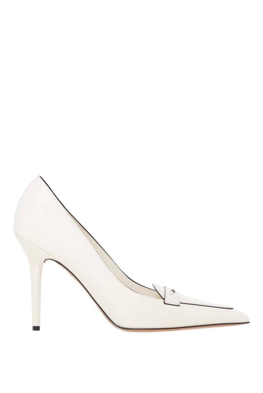 Valentino women's white leather stiletto heels 185204 - photo 1