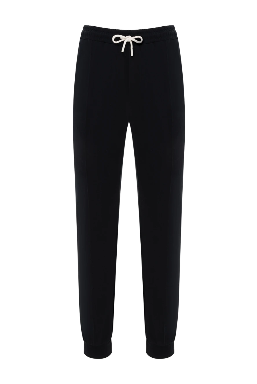 Barba Napoli men's black sports trousers with cuffs 185241 - photo 1