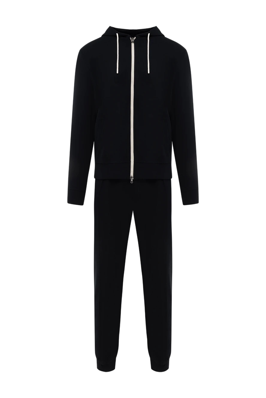 Barba Napoli man men's black tracksuit with logo 185242 - photo 1