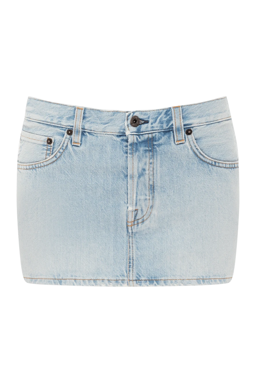 Miu Miu short denim skirt blue 185409 - photo 1