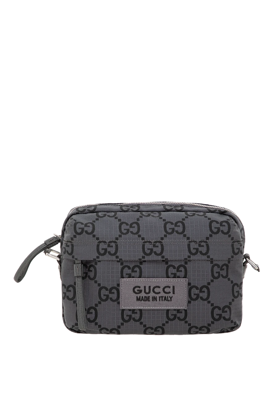 Gucci man men's shoulder bag gray 185526 - photo 1