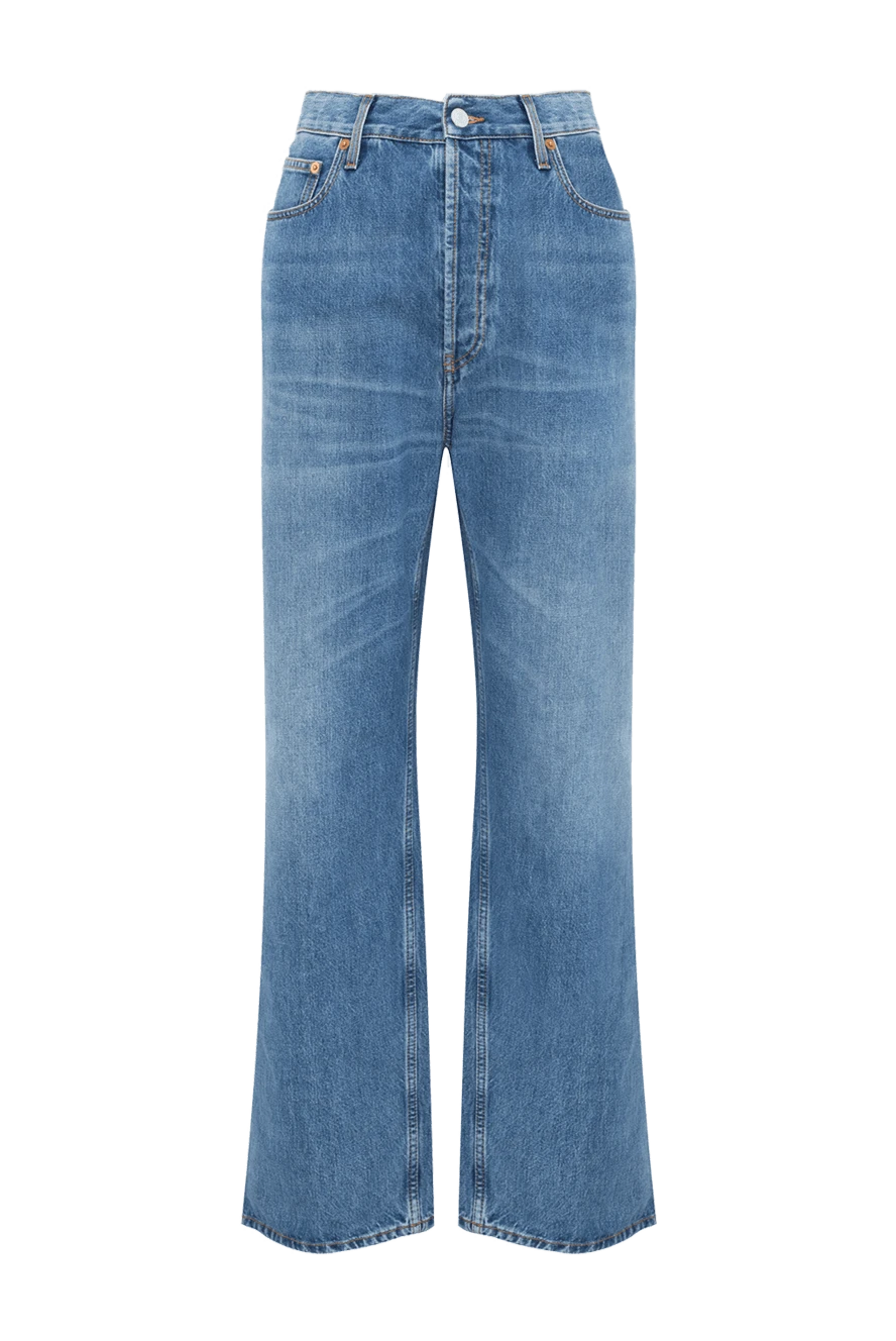 Gucci women's distressed blue flared jeans 185537 - photo 1