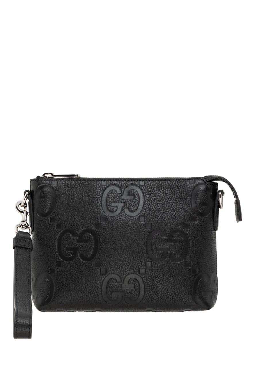 Gucci мужские маленькая сумка-мессенджер с орнаментом jumbo gg 185558 - фото 1